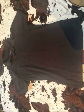 Men's Black Short-Sleeve Polo Shirt